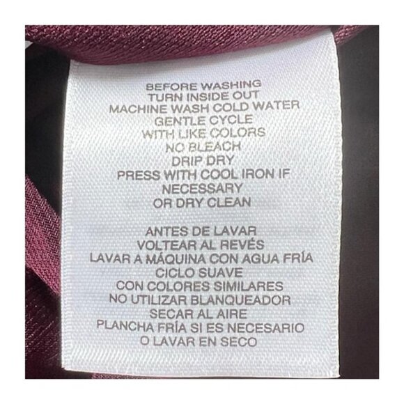 Anne Klein Womens Red Wine Cowl Neck Cap Sleeve Sheath Midi Dress Sz 10 New - Picture 4 of 6